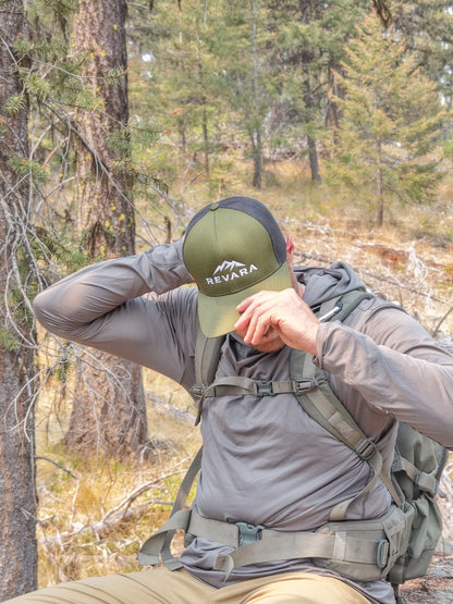 REVARA Ridgeline Trucker - Moss