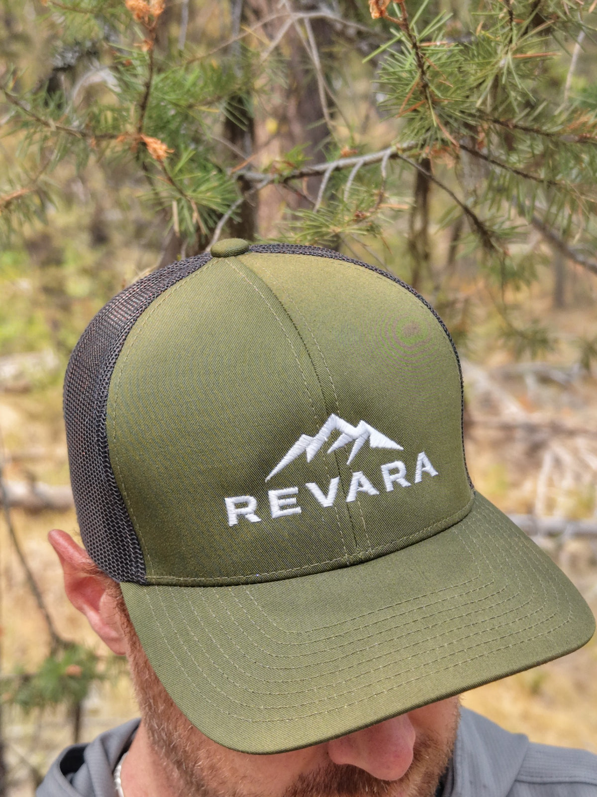 REVARA Ridgeline Trucker - Moss